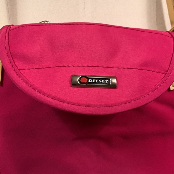 DELSEY Pink On The Go Shoulder Bag- Foldable - Picture 2 of 12